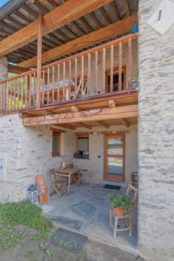 Ingresso della baita